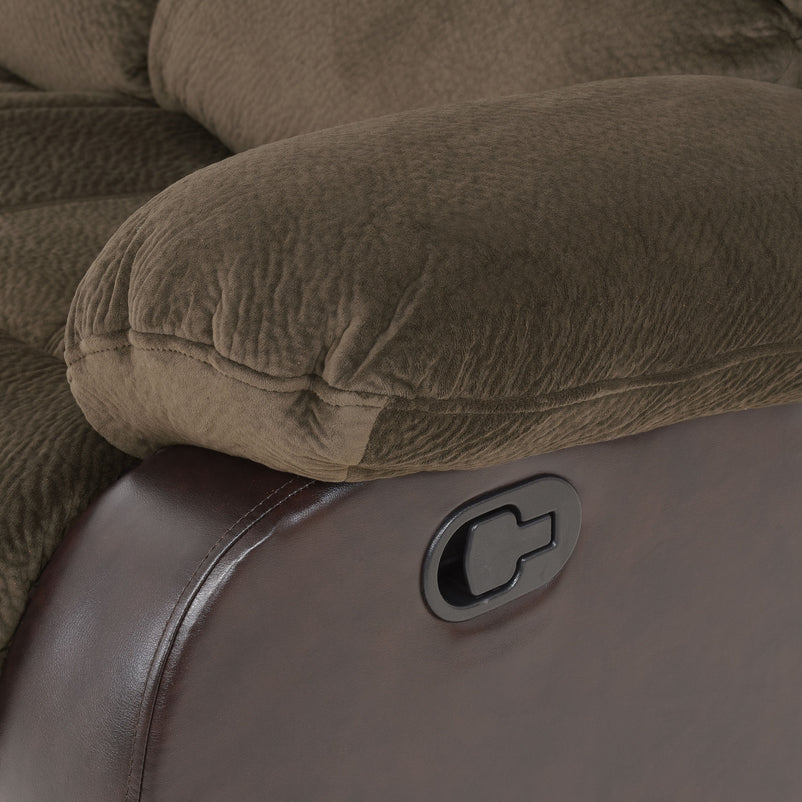 PASADENA Canapea 3 locuri , 2 reclinere manuale, stofă