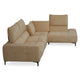 KARSTON Colțar cu șezlong stânga/dreapta, recliner electric, stofă