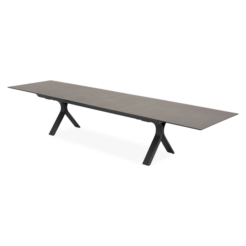 CARSON/BARI Set mobilier terasă/grădină, 8 scaune și masă extensibilă