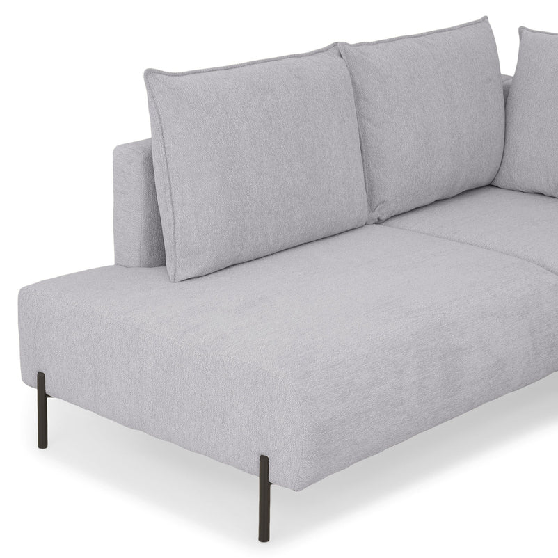 GRIGNY Colțar extensibil, șezlong stânga, ladă depozitare, stofă