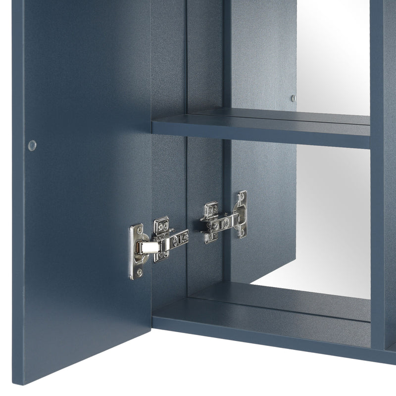 MARINE Set mobilier baie, mască lavoar 2 sertare, lavoar ceramică și dulap baie suspendat cu oglindă