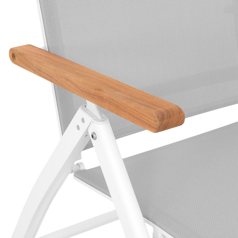 EASY Scaun cu spătar reglabil și pliabil exterior