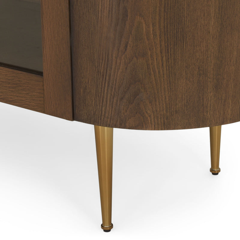 SANFORD Vitrină, 2 uși