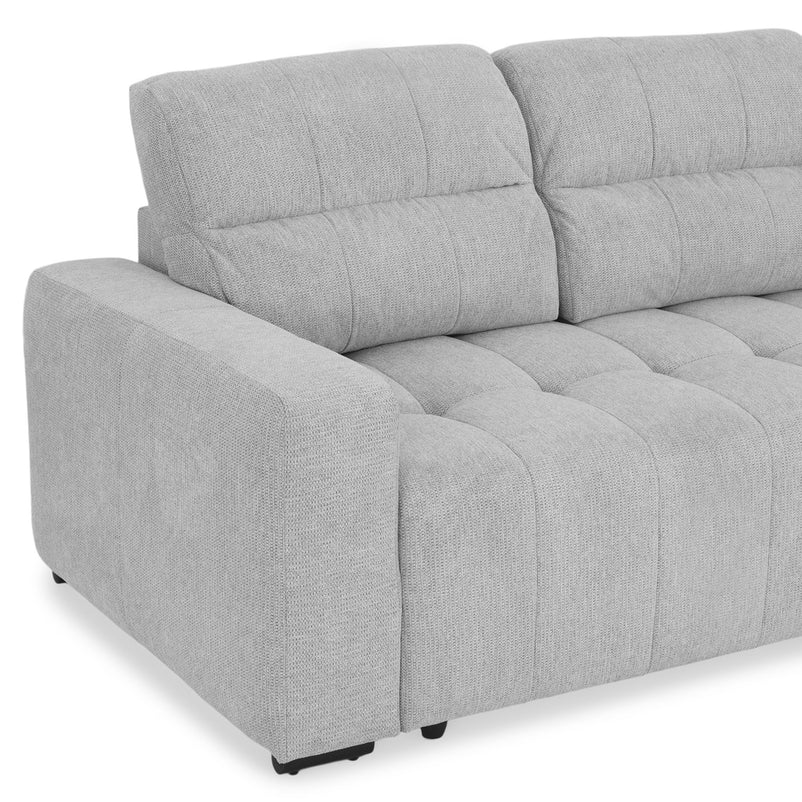 ALLYSON Colțar extensibil, șezlong stânga/dreapta, stofă