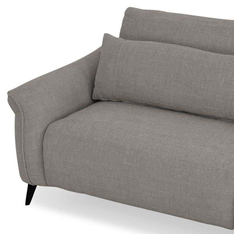 CARVER Canapea 3 locuri, 2 reclinere electrice și mecanism tetiere, stofă