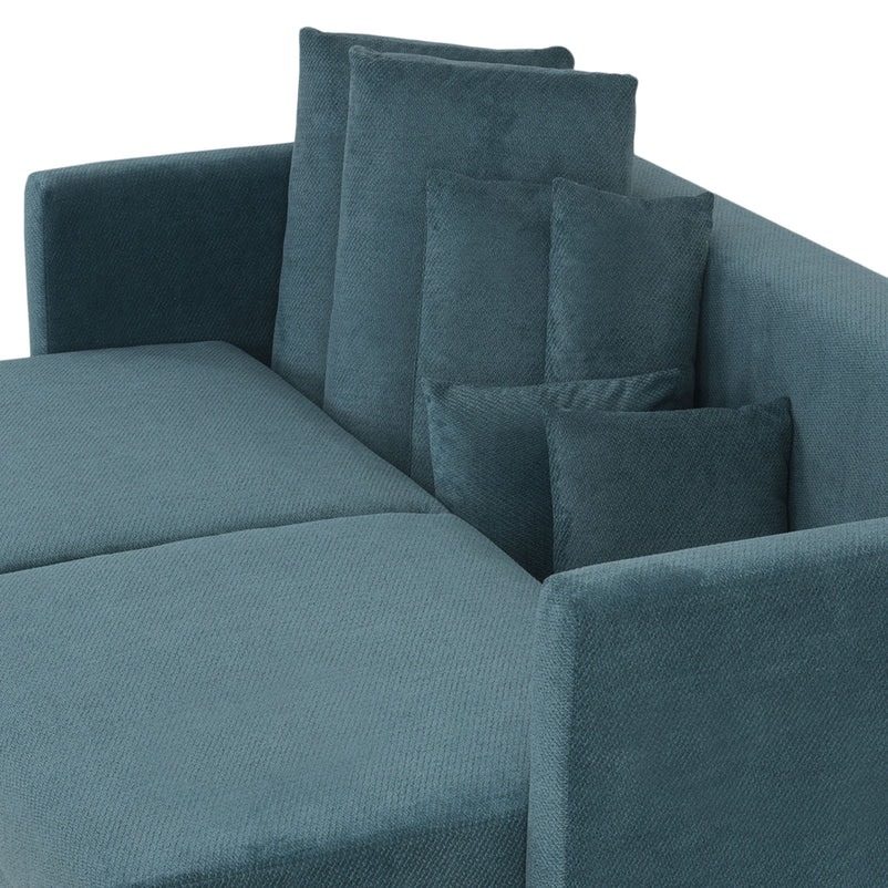 BRESCIA Canapea extensibilă, 3 locuri, stofă