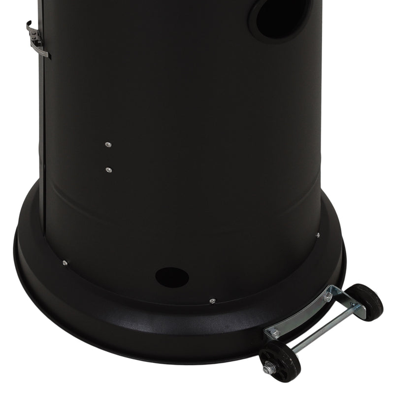 NOVU Încălzitor pe gaz, 11.2 kW, cu flacără vizibilă și tub din sticlă borosilicată