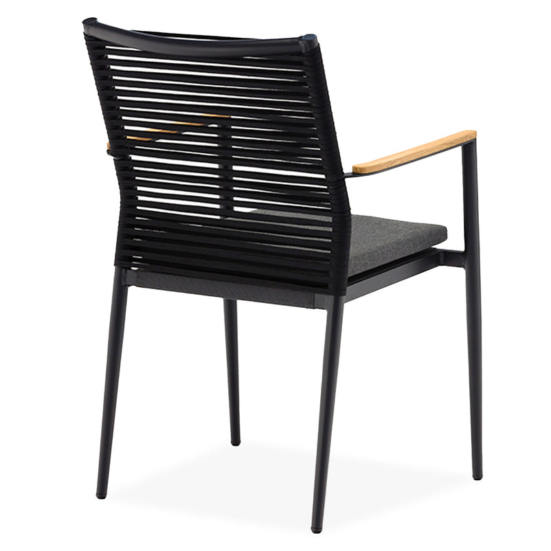 BAY Set mobilier terasă/grădină, 4 scaune și masă