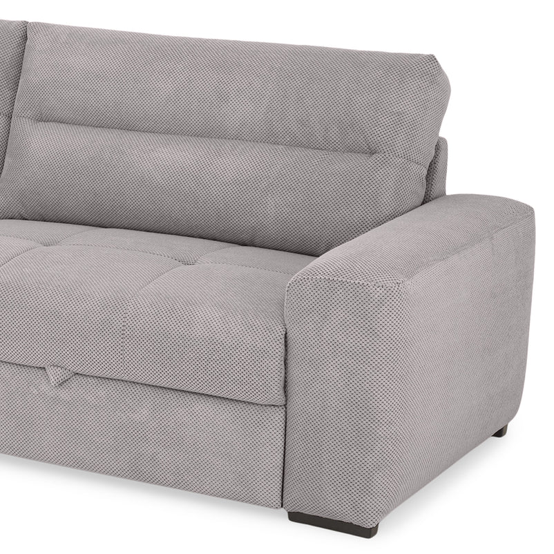 WIDE Canapea extensibilă, 4 locuri, stofă