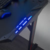 RACING Birou gaming cu LED-uri