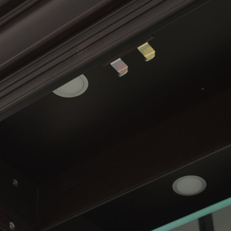 CHOCOLATE Vitrină 2 uși, LED inclus