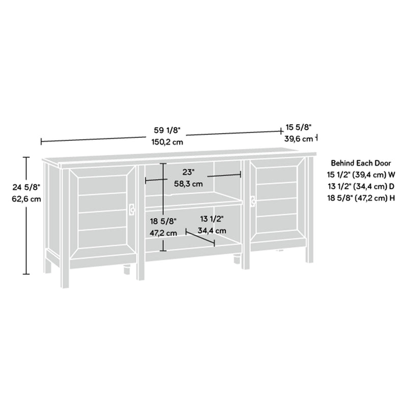 COTTAGE ROAD Comodă TV, 2 uși
