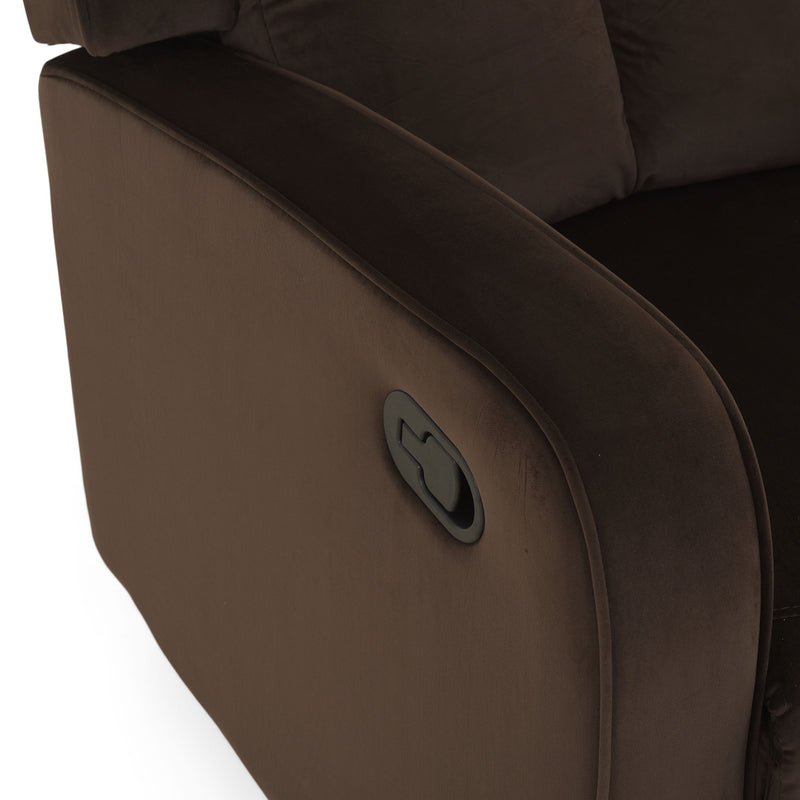 KEYSTONE Fotoliu recliner manual, stofă