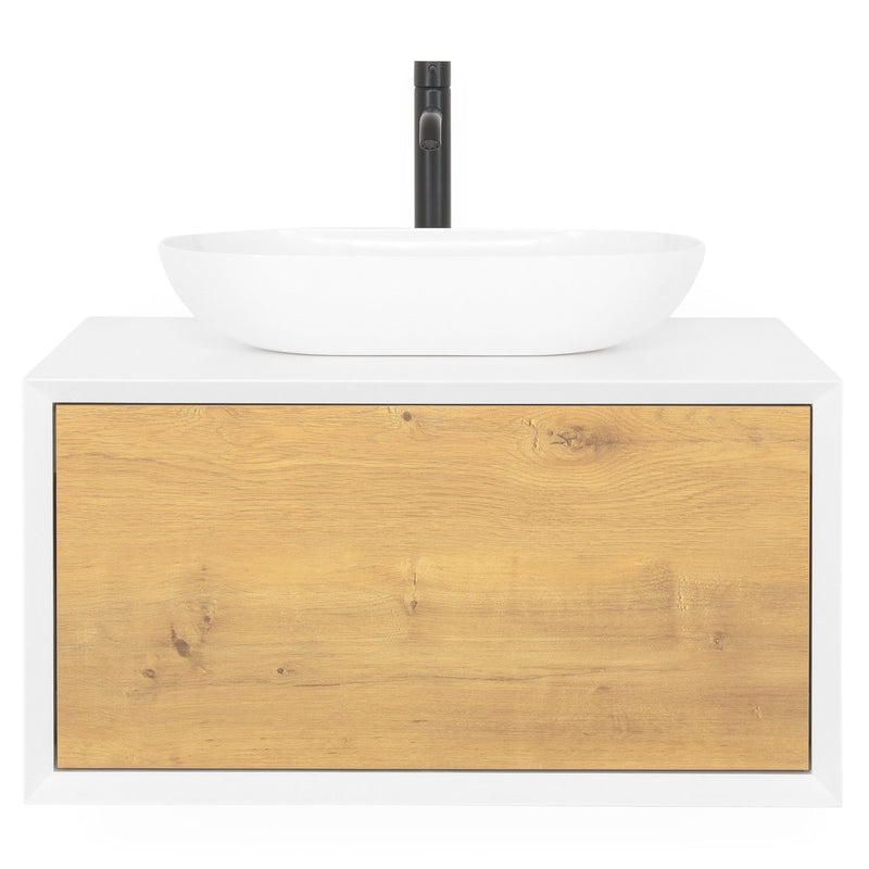 FIONA Set mobilier baie, mască lavoar, oglindă LED și lavoar