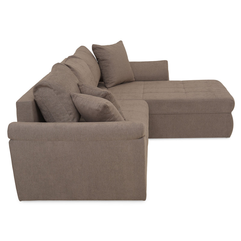 ESCAPE Colțar extensibil cu șezlong stânga/dreapta, stofă