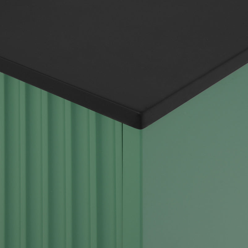 HORIK Set mobilier baie, mască lavoar, top lavoar, lavoar ceramic și oglindă