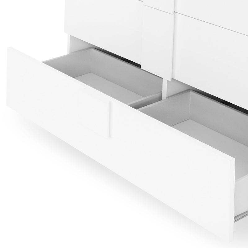 DEVON Comodă 1 ușă, 3 sertare