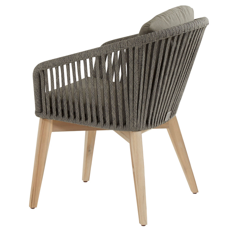 SANTANDER/LOUVRE Set mobilier terasă/grădină, 6 scaune și masă