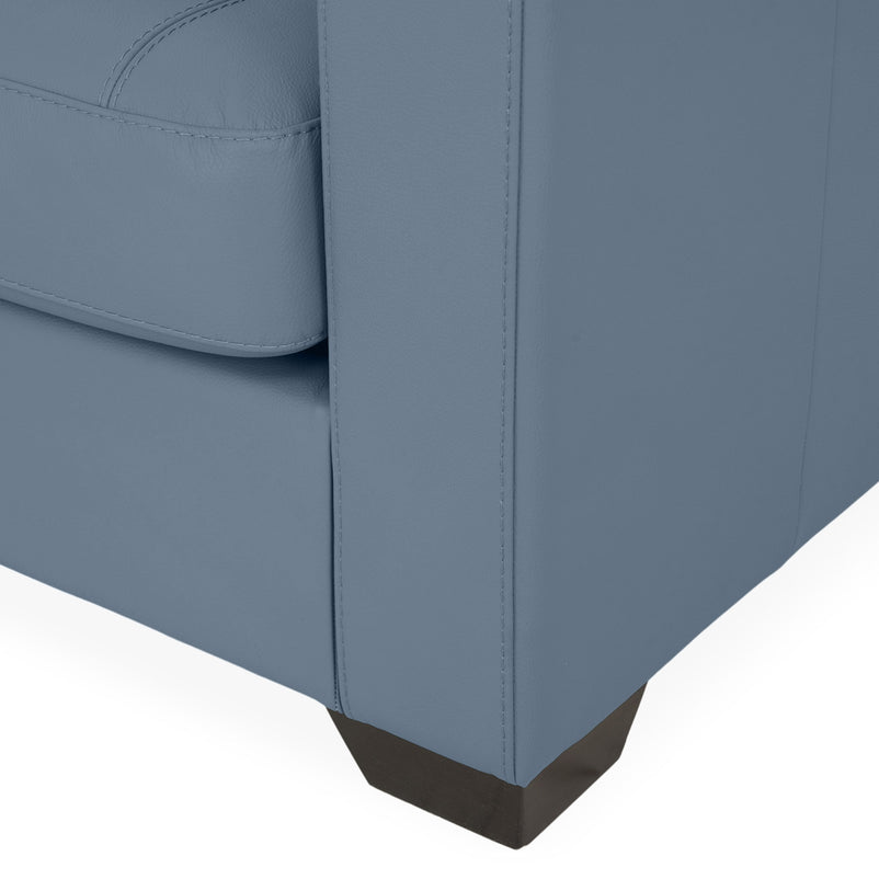 ASWAN Canapea extensibilă, 3 locuri, piele