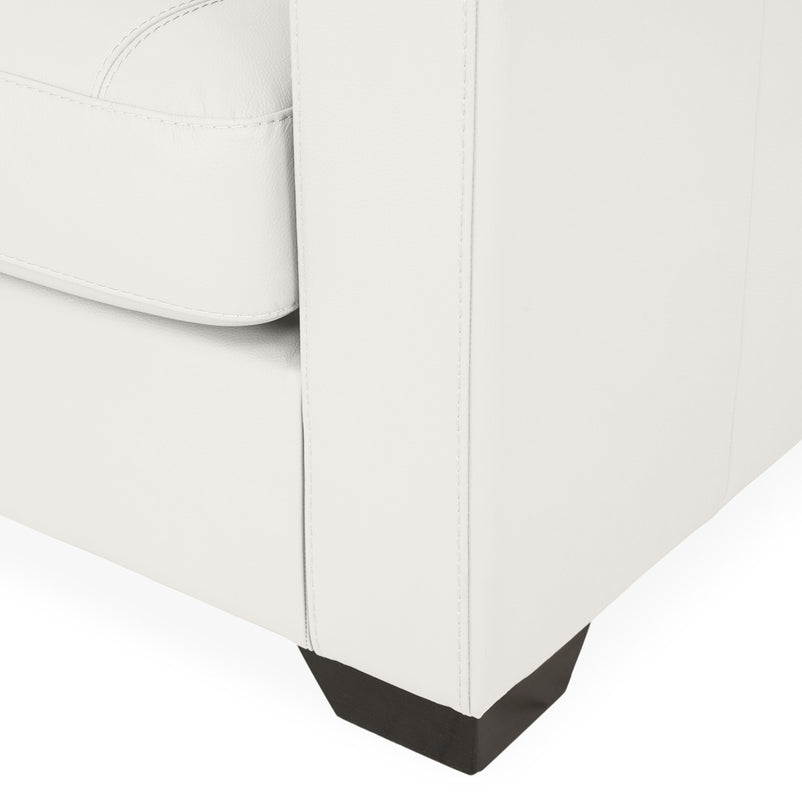 ASWAN Canapea extensibilă, 3 locuri, piele