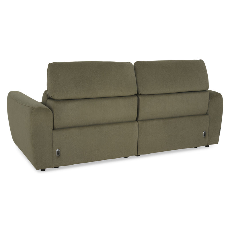 WISNER Canapea 3 locuri, 2 reclinere electrice, mecanism electric tetiere, stofă