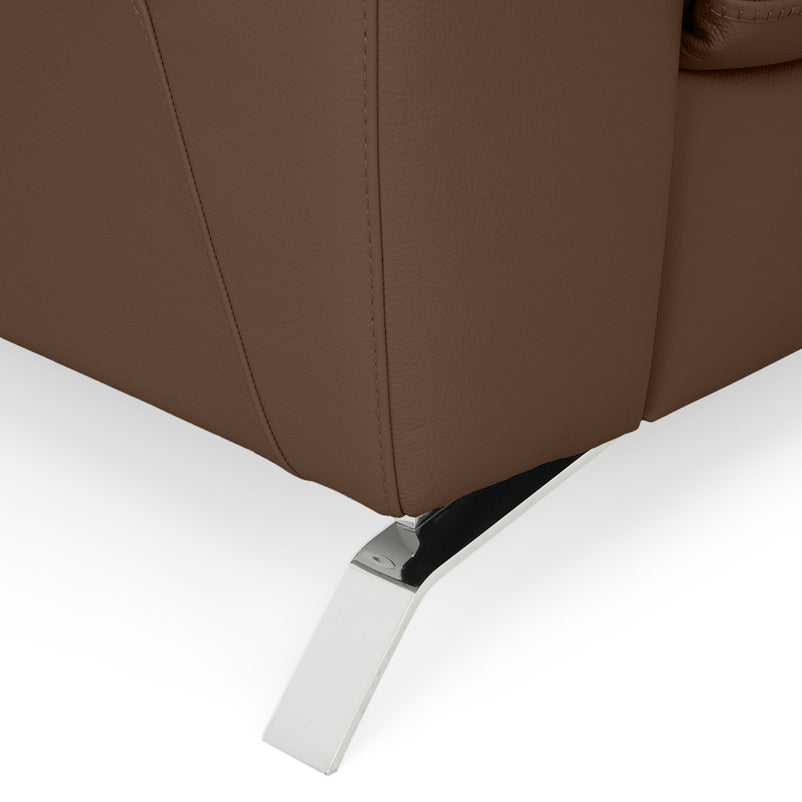 FINDLEY Fotoliu cu recliner electric, piele