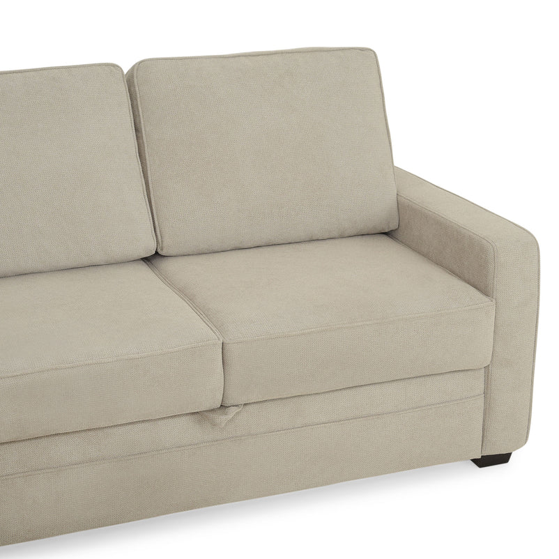 PORTO Canapea extensibilă, sezlong stânga/dreapta, stofă