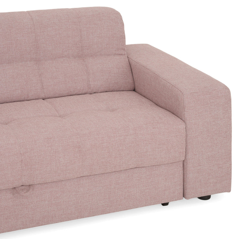 HAINES Colțar extensibil, șezlong stânga/dreapta, stofă