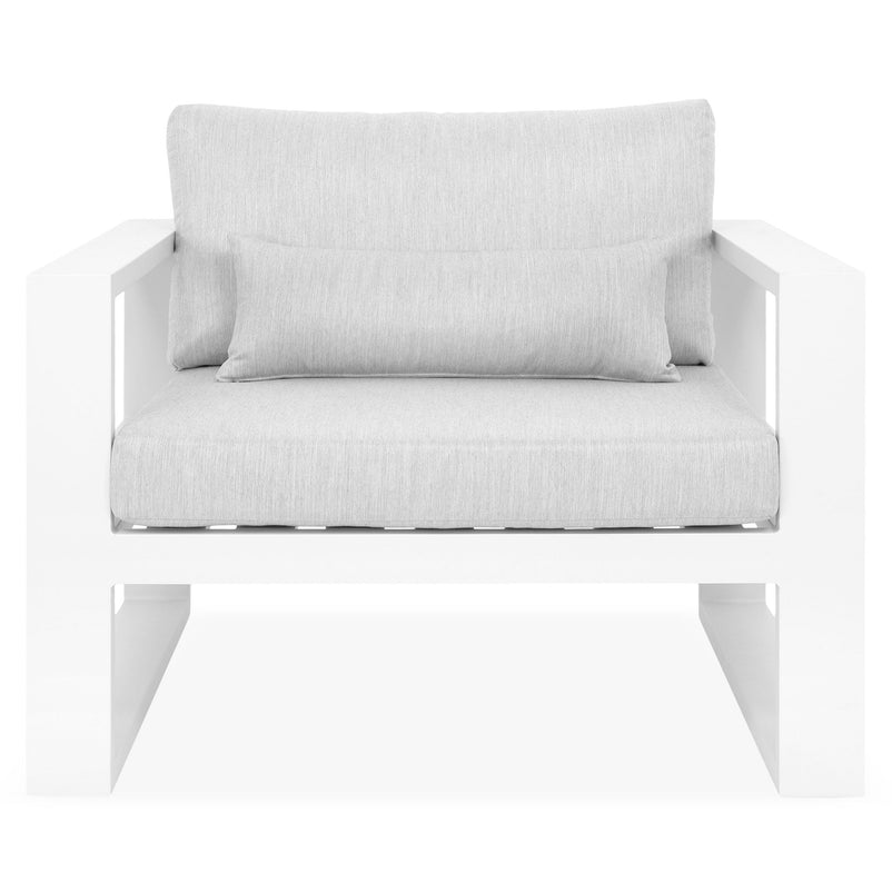 FERMO Set mobilier terasă/grădină, 2 canapele, fotoliu, element colț și masă