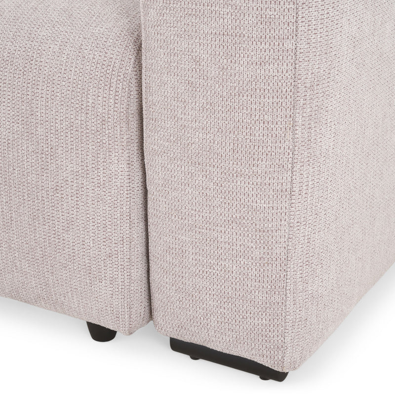 ALLYSON Canapea extensibilă, 3 locuri, stofă