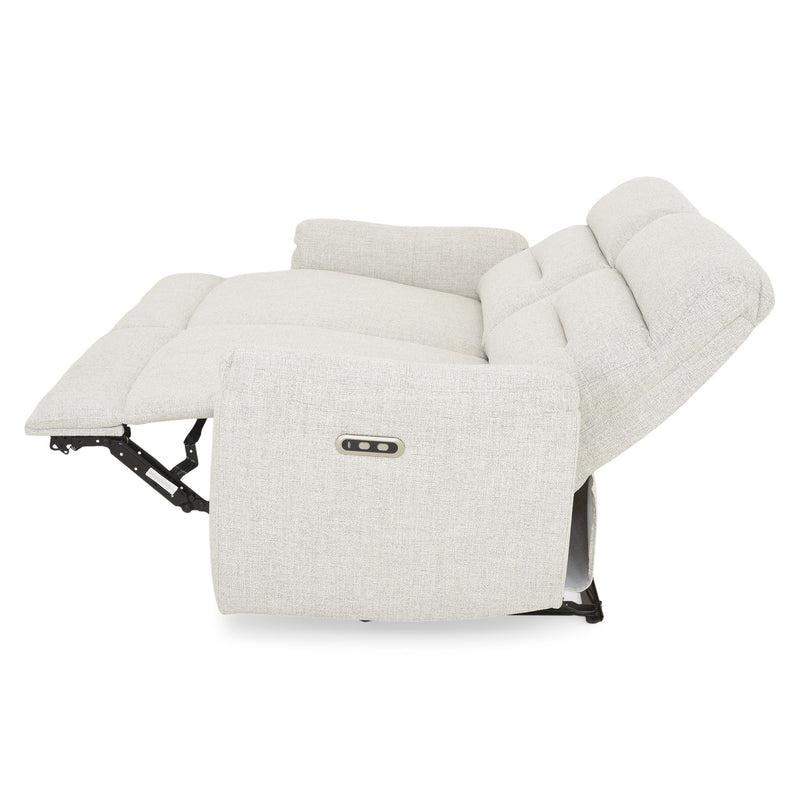 ROSELAND Canapea 3 locuri, 2 reclinere electrice, stofă