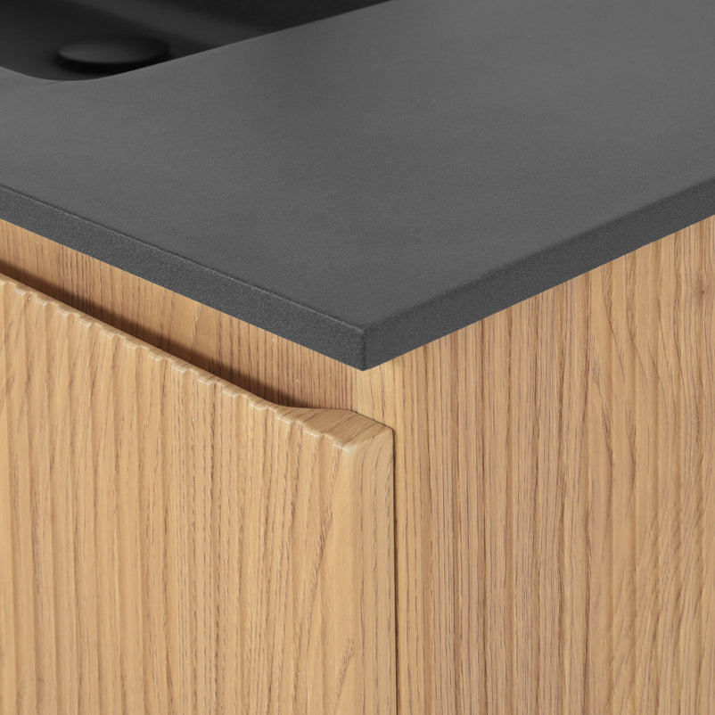 BRUNO Set mobilier baie, mască lavoar și lavoar