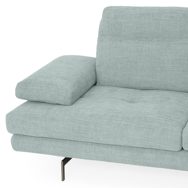 MISTERY Colțar șezlong stânga/dreapta cu mecanism manual spătar și brațe, stofă