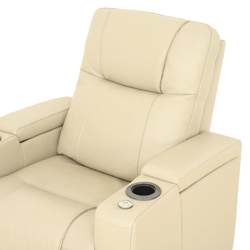 BOURKE Fotoliu cu recliner electric, piele