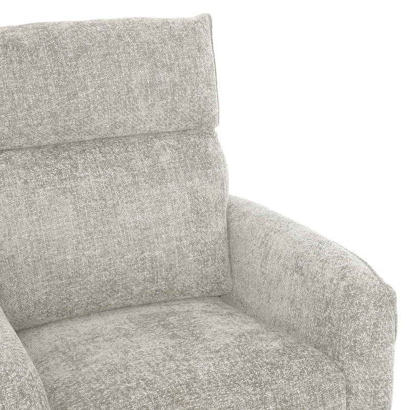 KERSEY Fotoliu rotativ, recliner manual, stofă