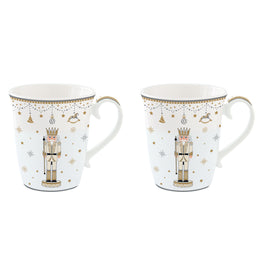 ROYAL NUTCRACKER Set 2 căni, porțelan, 275ml