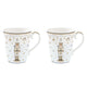 ROYAL NUTCRACKER Set 2 căni, porțelan, 275ml