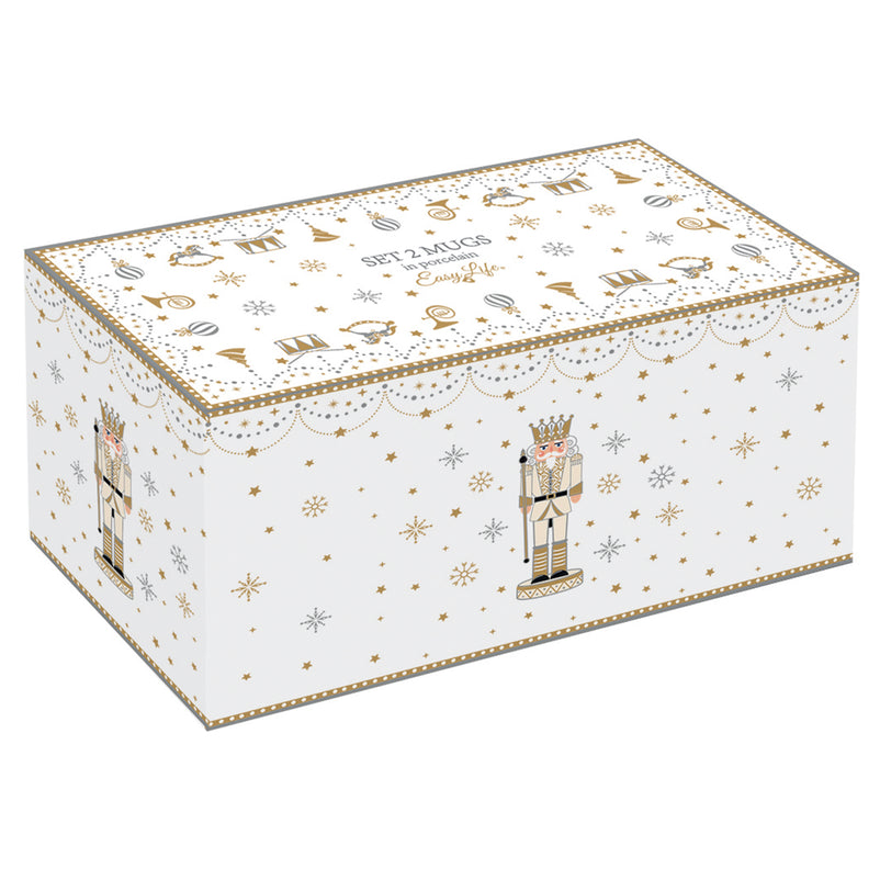 ROYAL NUTCRACKER Set 2 căni, porțelan, 275ml