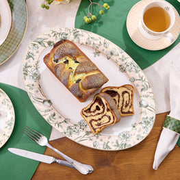 WINDSOR Platou servire, porțelan, L.40cm