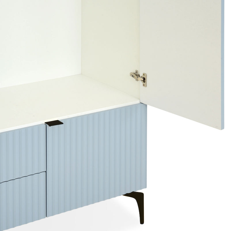 WAVE Dulap copii, 5 uși, 2 sertare