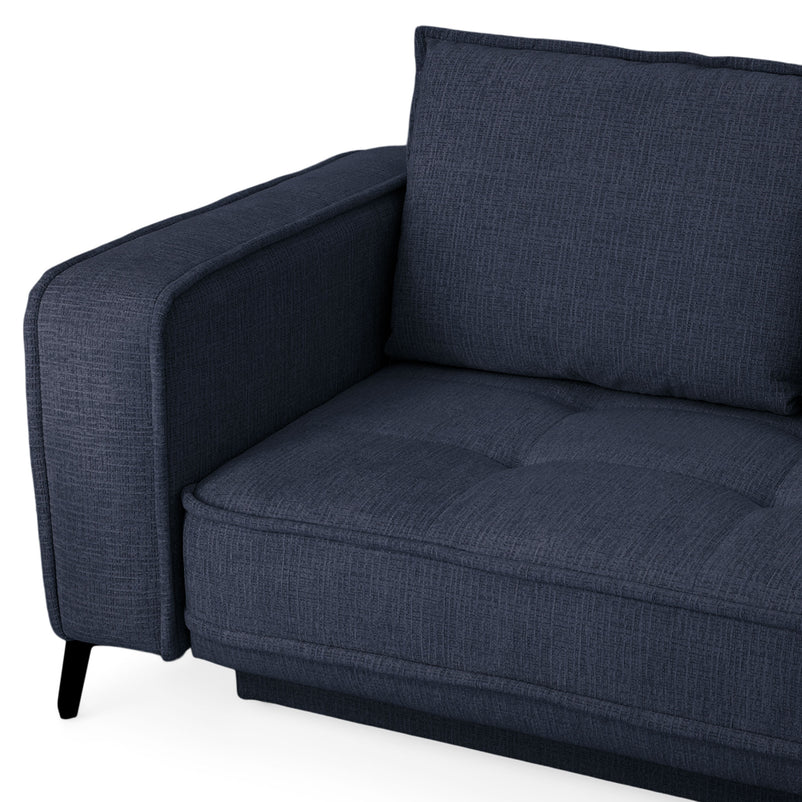 CHOLET Colțar extensibil, șezlong stânga/dreapta, ladă depozitare, stofă