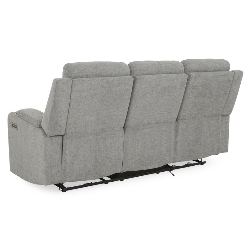 PARKER Canapea 3 locuri cu 2 reclinere electrice, stofă