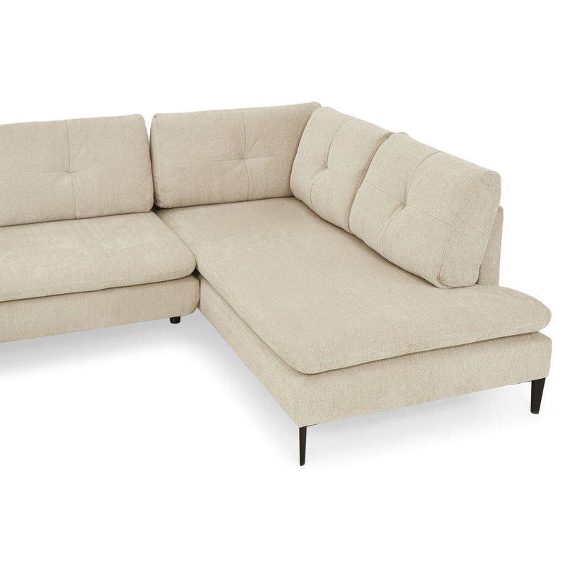 LAVRIK Colțar extensibil, șezlong stânga/dreapta, stofă