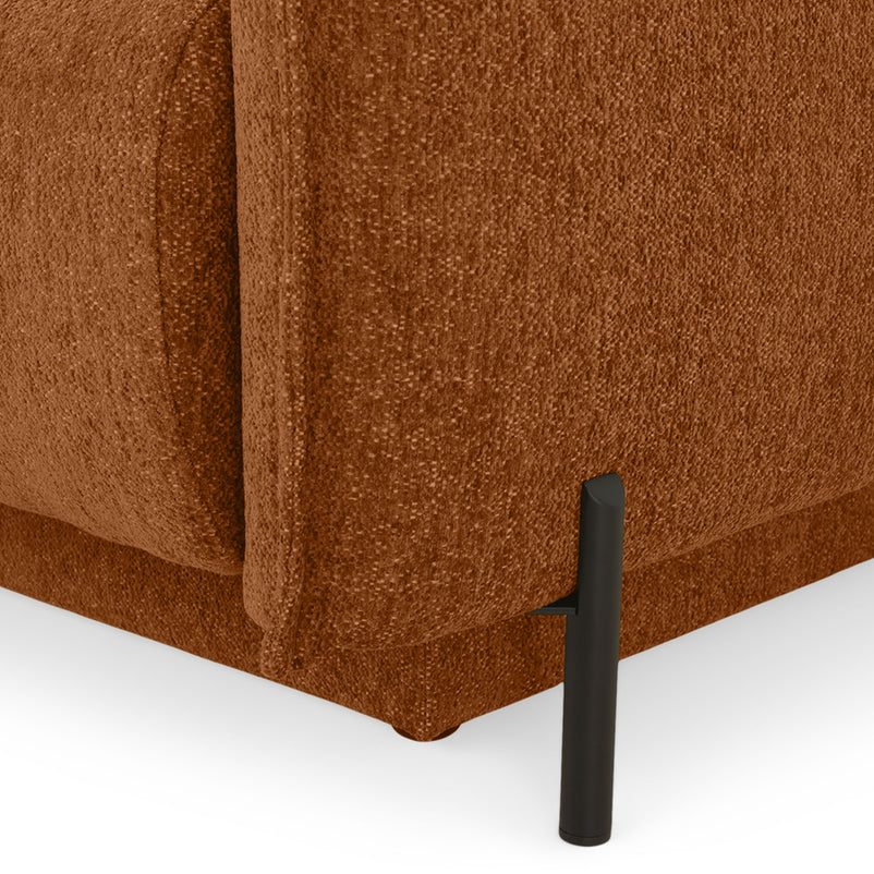 MOODY Canapea extensibilă, 3 locuri, ladă depozitare, stofă