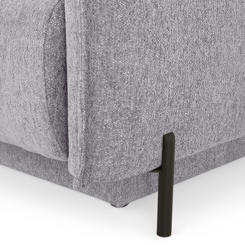 MOODY Canapea extensibilă, 3 locuri, ladă depozitare, stofă