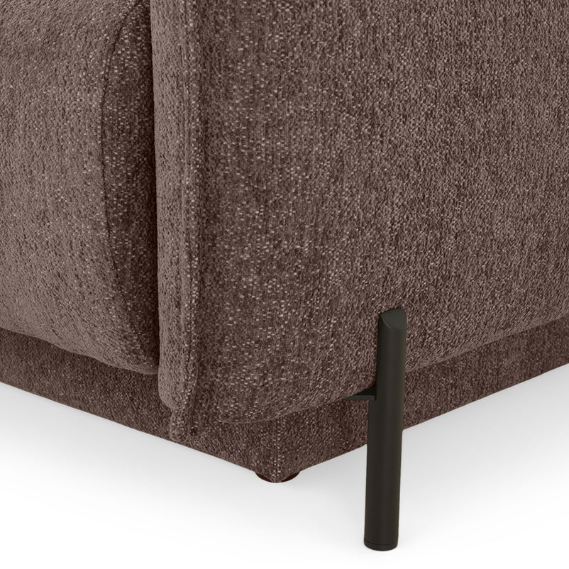 MOODY Canapea extensibilă, 3 locuri, ladă depozitare, stofă