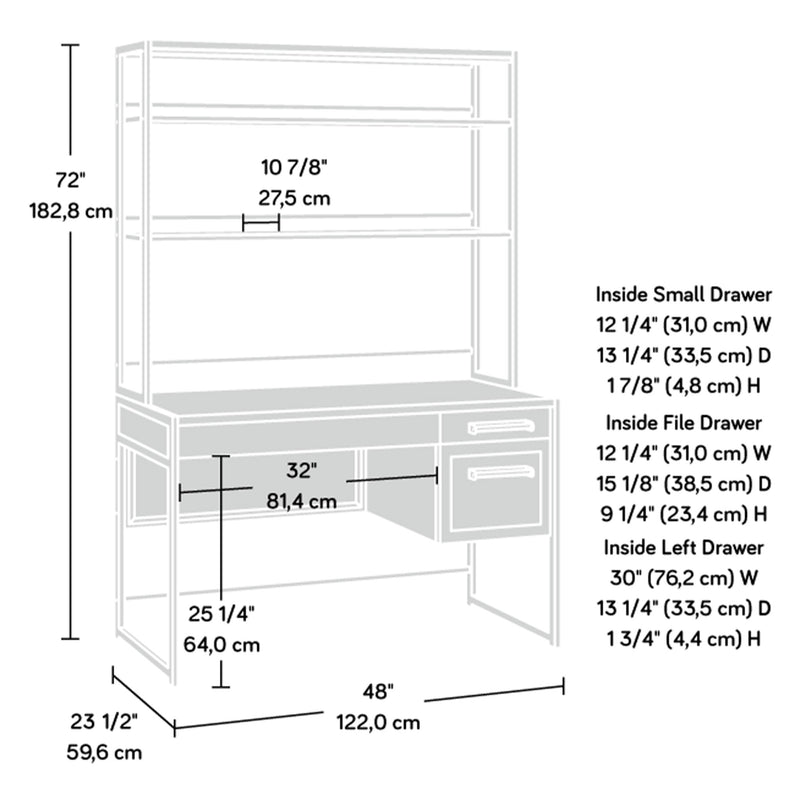 BRIARBROOK Birou cu suprapozabil