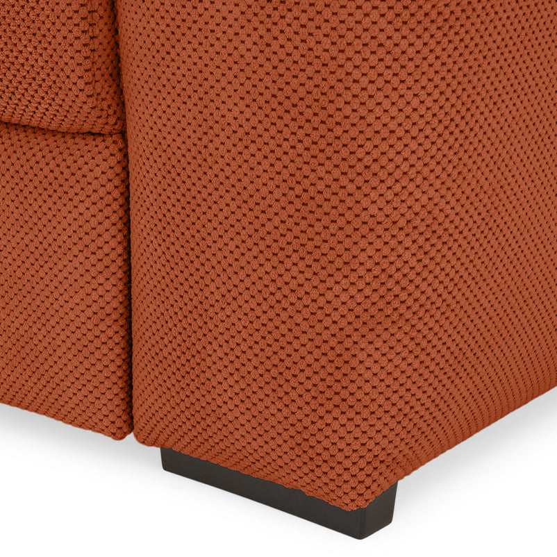 WIDE Canapea extensibilă, 4 locuri, stofă