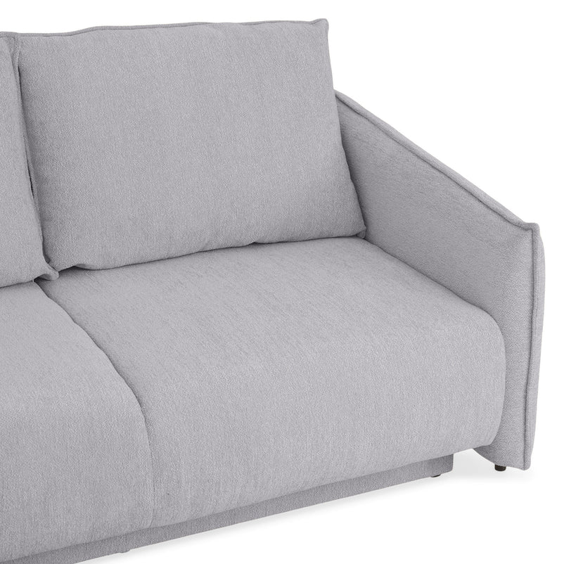 GRIGNY Colțar extensibil, șezlong stânga, ladă depozitare, stofă