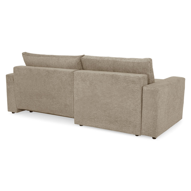 FRIDO Colțar extensibil, șezlong interschimbabil, ladă depozitare, stofă